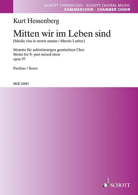Vorderes Coverbild Mitten wir im Leben sind op. 97 