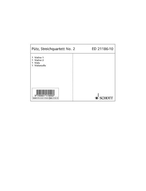 Vorderes Coverbild Streichquartett No. 2 