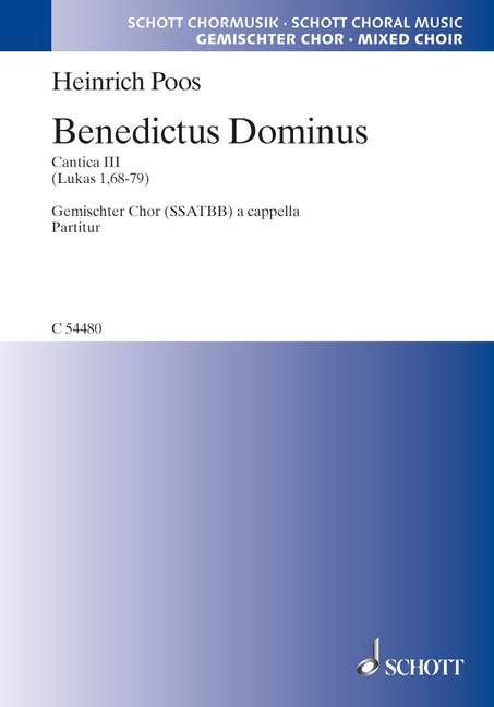 Vorderes Coverbild Benedictus Dominus 