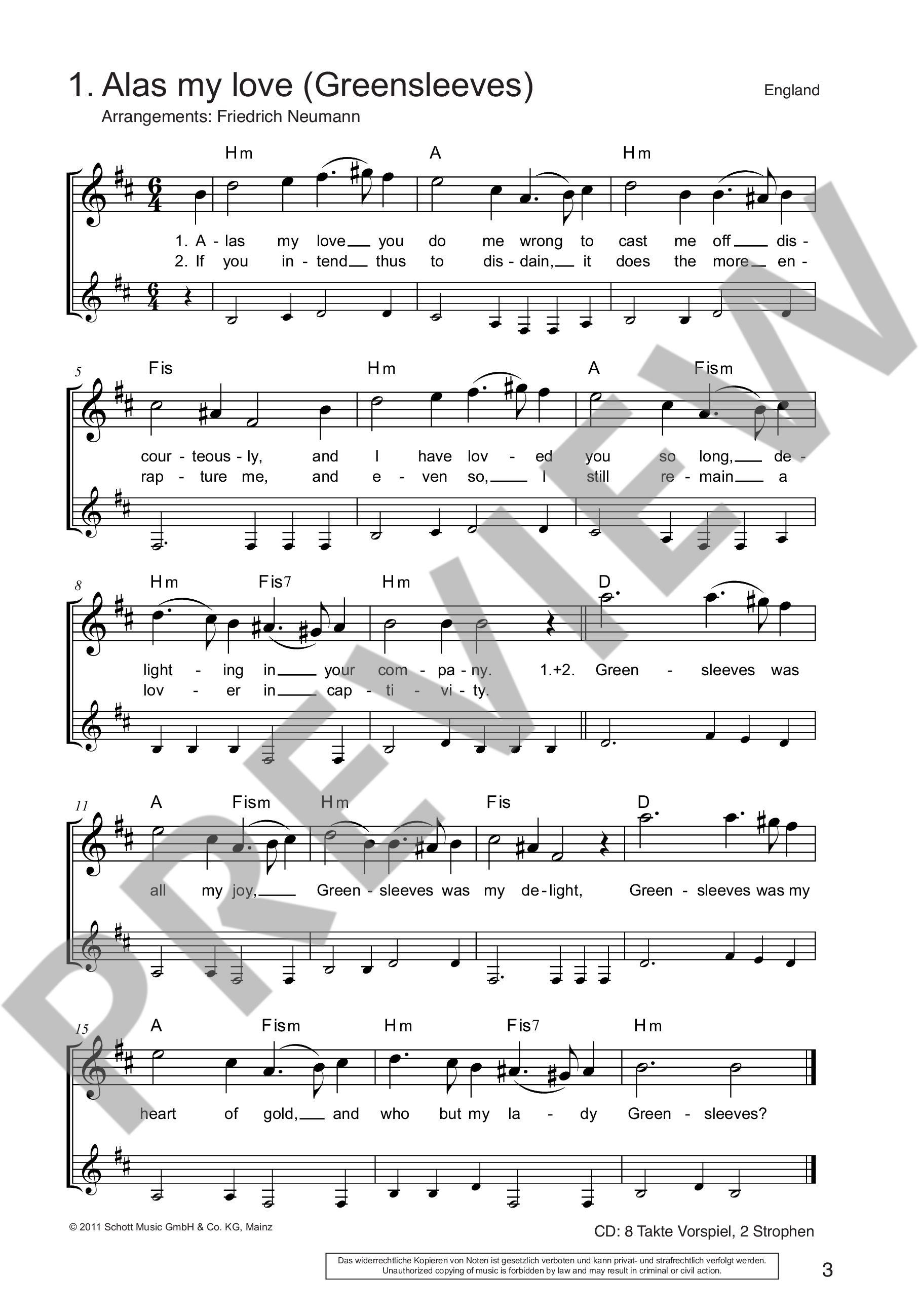 Anderes Coverbild Die schönsten Folksongs 