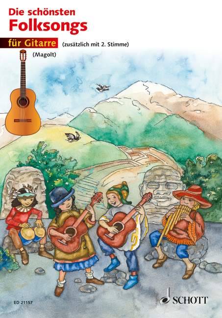 Vorderes Coverbild Die schönsten Folksongs 