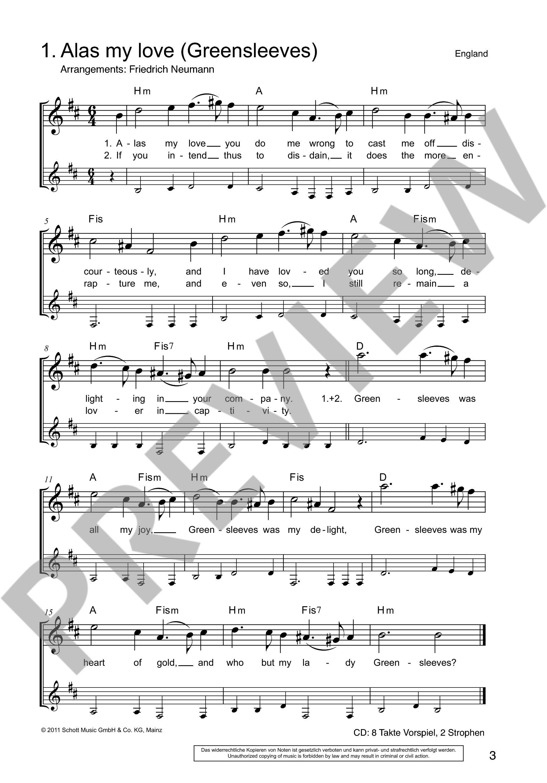 Anderes Coverbild Die schönsten Folksongs 