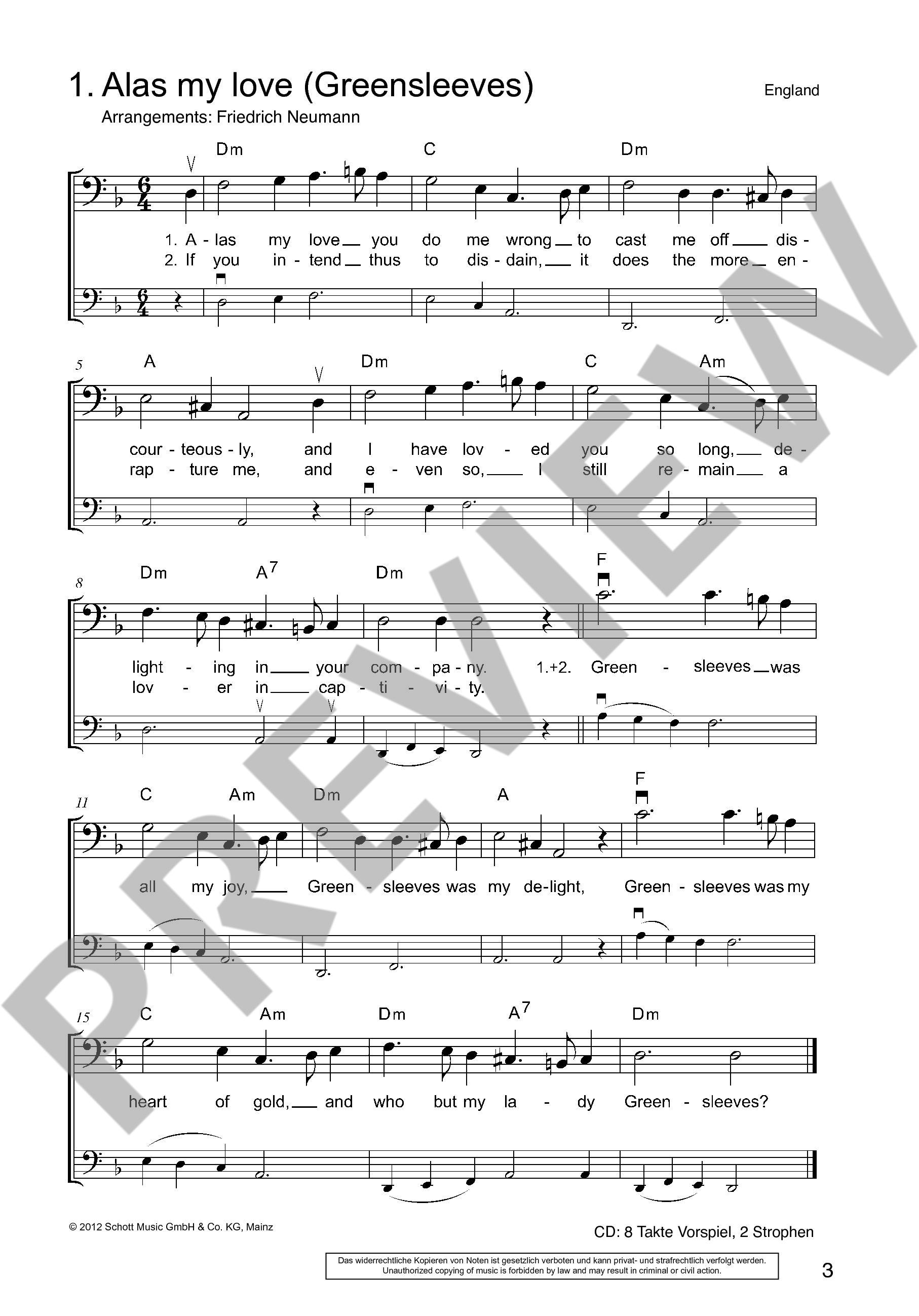 Anderes Coverbild Die schönsten Folksongs 