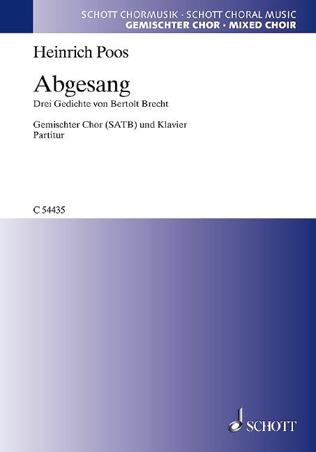 Vorderes Coverbild Abgesang 