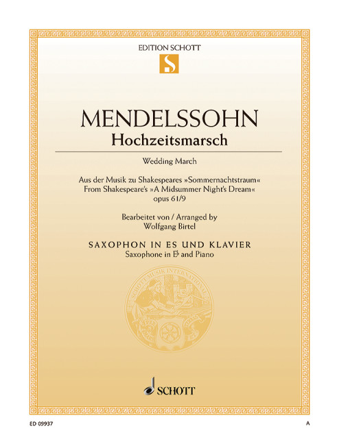 Vorderes Coverbild Hochzeitsmarsch op. 61/9 