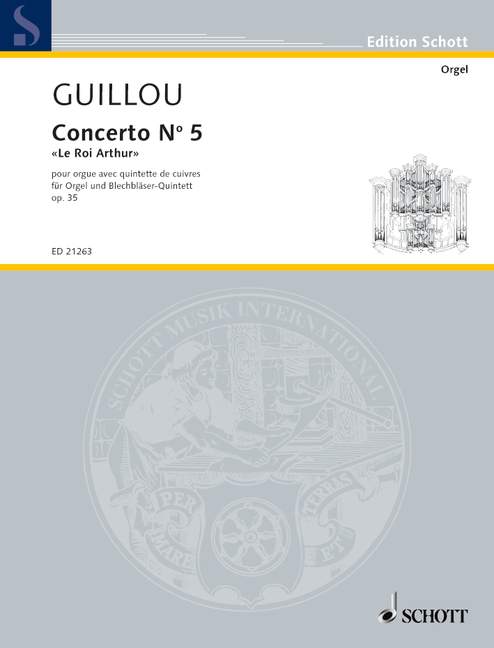 Vorderes Coverbild Concerto N° 5 "Le Roi Arthur" op. 35 