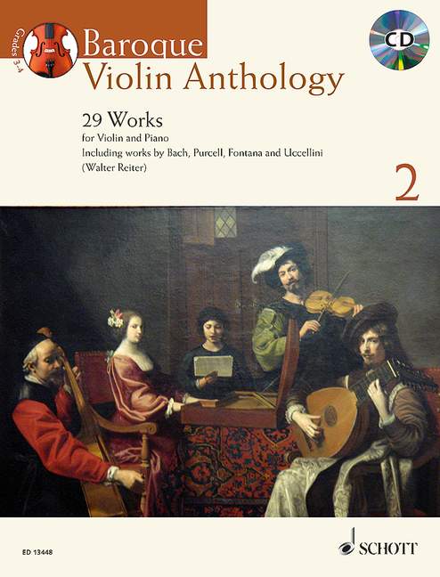Vorderes Coverbild Baroque Violin Anthology Band 2