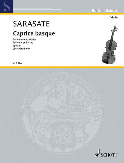 Vorderes Coverbild Caprice basque op. 24 