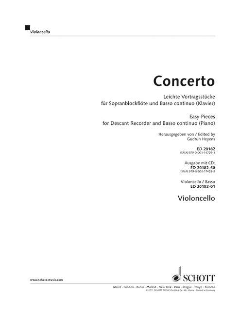 Vorderes Coverbild Concerto 