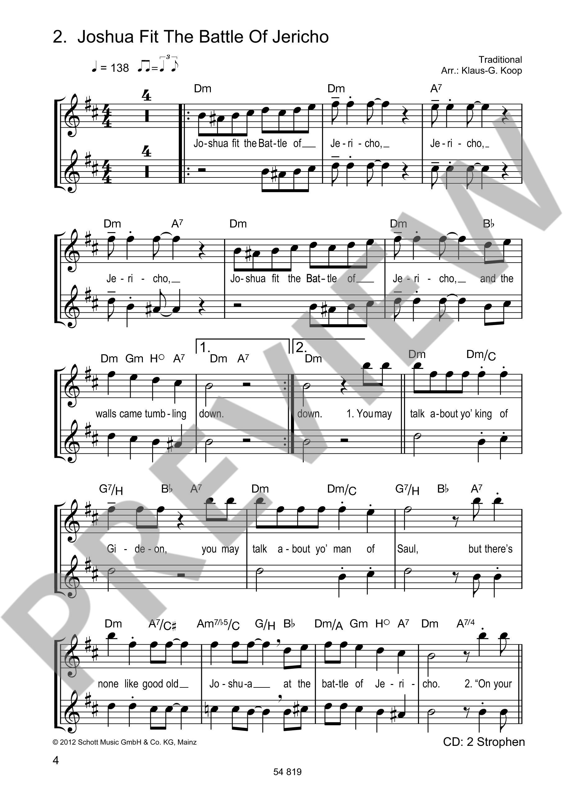 Anderes Coverbild Die schönsten Spirituals & Gospels 