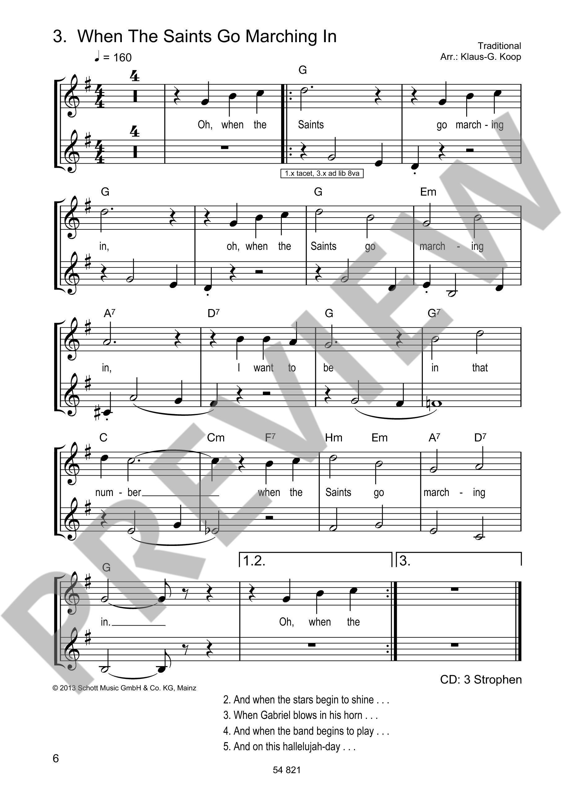 Anderes Coverbild Die schönsten Spirituals & Gospels 