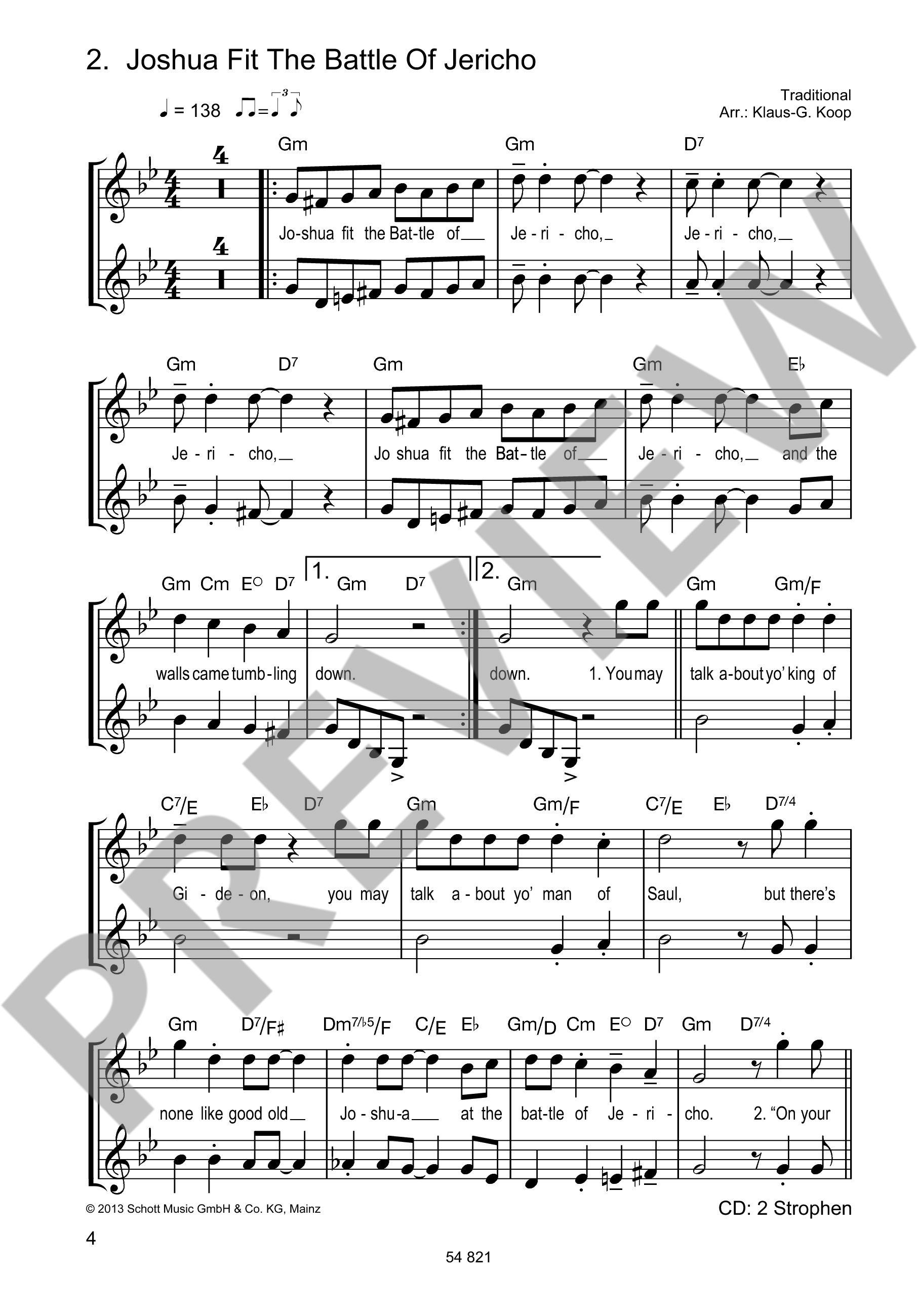 Anderes Coverbild Die schönsten Spirituals & Gospels 