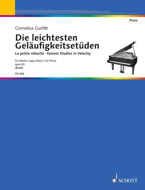 Vorderes Coverbild Die leichtesten Geläufigkeitsetüden op. 83 
