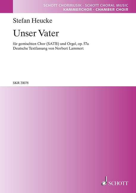 Vorderes Coverbild Unser Vater op. 57 a 