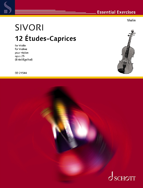 Vorderes Coverbild 12 Études-Caprices op. 25 