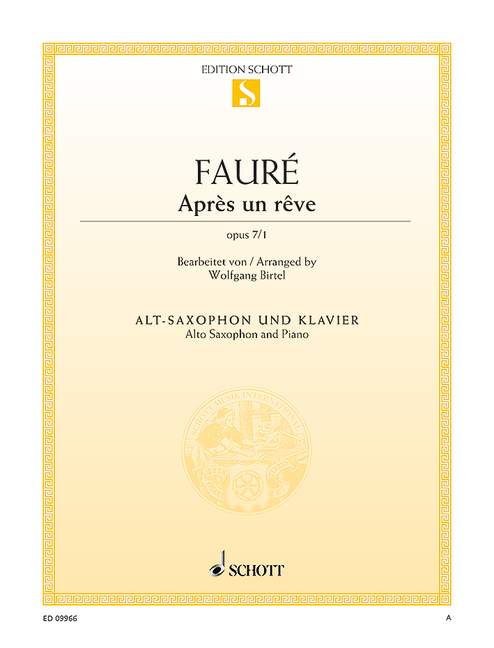 Vorderes Coverbild Après un rêve op. 7/1 