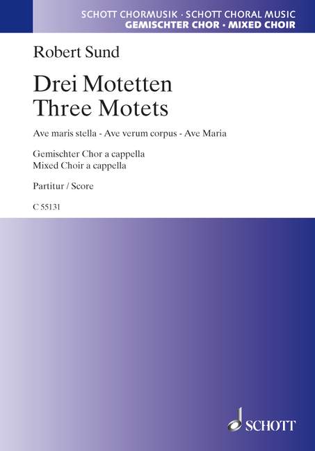 Vorderes Coverbild Drei Motetten 