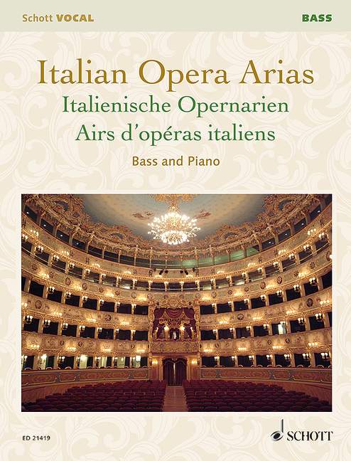 Vorderes Coverbild Italienische Opernarien 