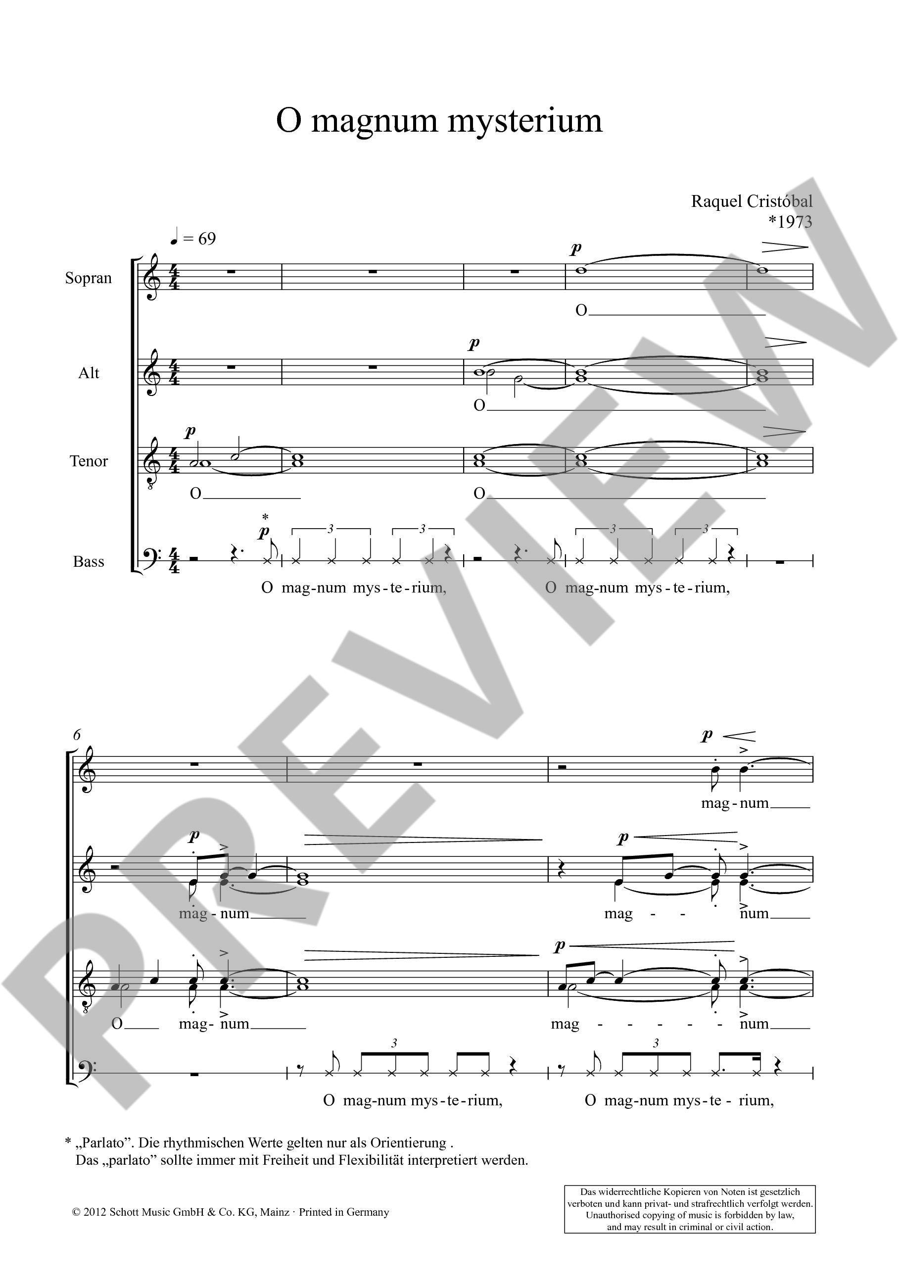 Anderes Coverbild O magnum mysterium 