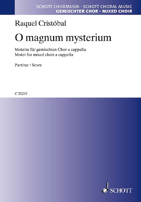 Vorderes Coverbild O magnum mysterium 