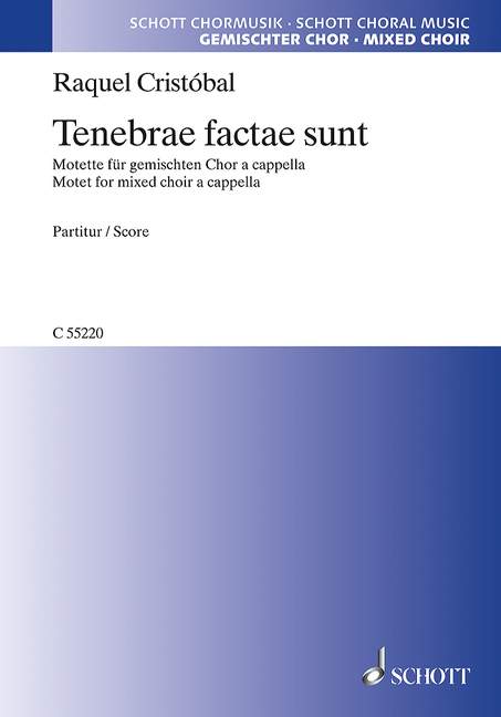 Vorderes Coverbild Tenebrae factae sunt 