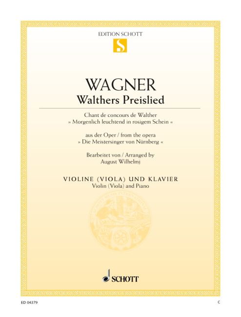 Vorderes Coverbild Walthers Preislied WWV 96 