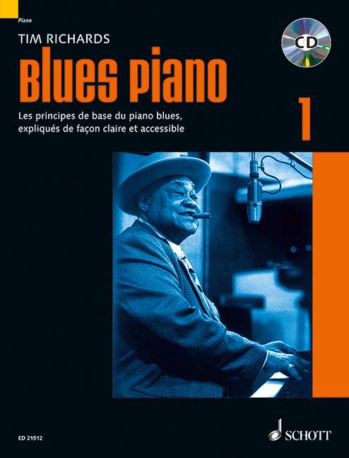 Vorderes Coverbild Blues Piano 1 Band 1