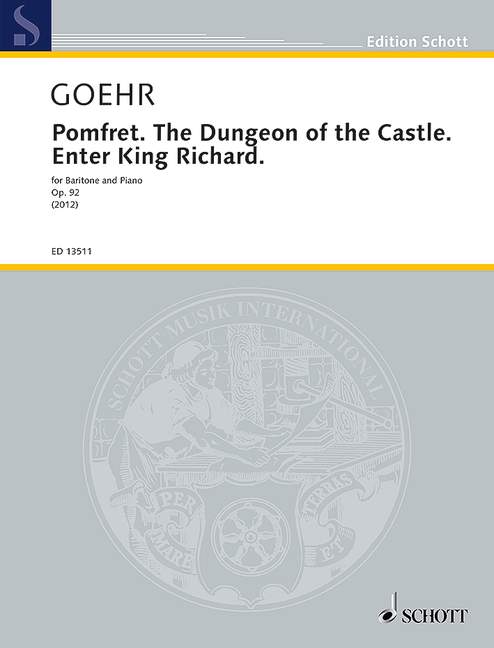 Vorderes Coverbild Pomfret. The Dungeon of the Castle. op. 92 