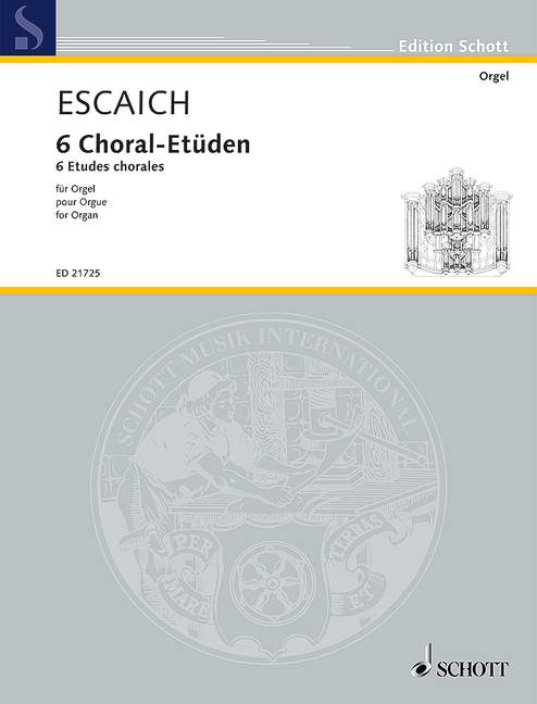 Vorderes Coverbild 6 Choral-Etüden 