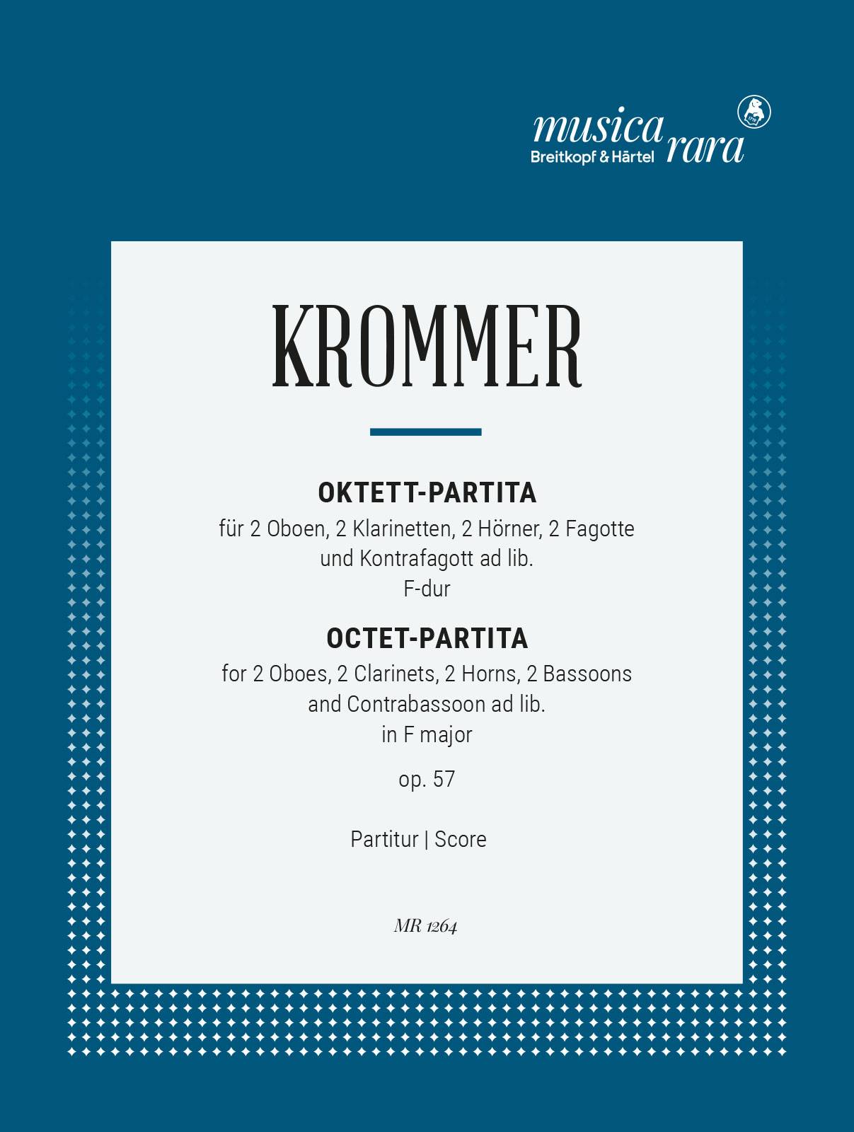 Vorderes Coverbild Oktett-Partita F-dur op. 57