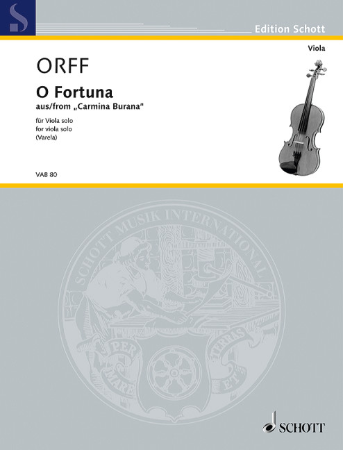 Vorderes Coverbild O Fortuna 