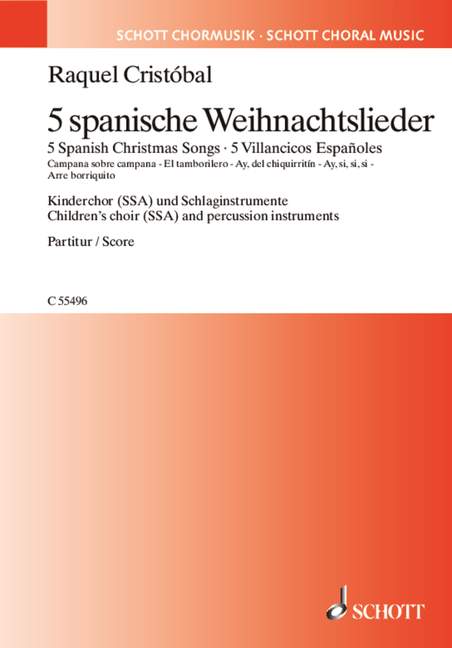 Vorderes Coverbild 5 spanische Weihnachtslieder 