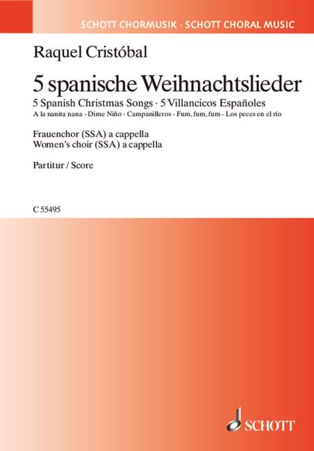 Vorderes Coverbild 5 spanische Weihnachtslieder 