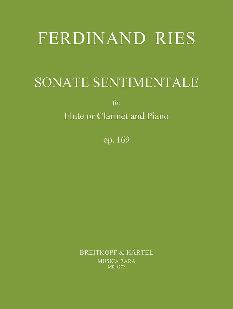 Vorderes Coverbild Sonate sentimentale  op. 169