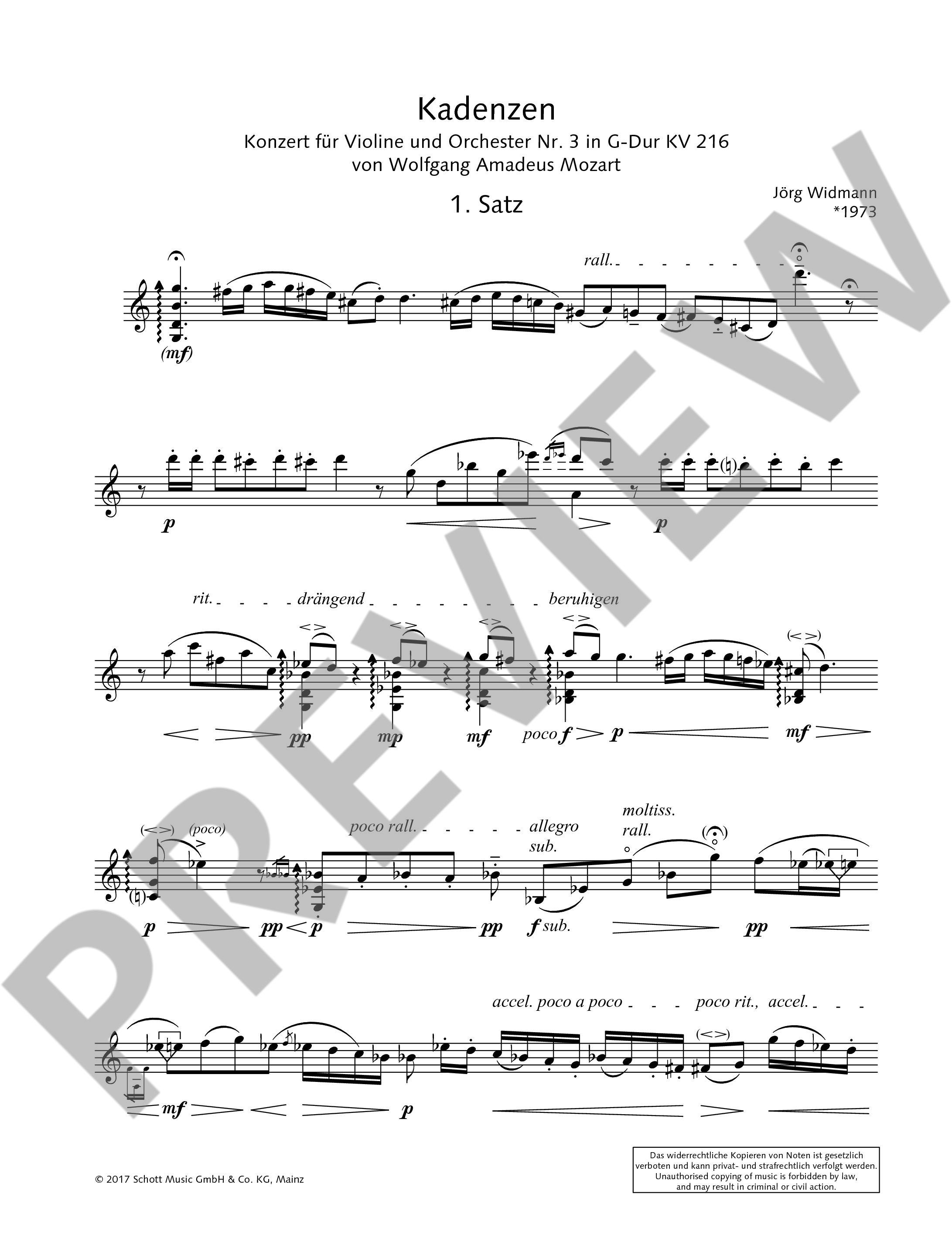 Anderes Coverbild Kadenzen KV 216 Band 12