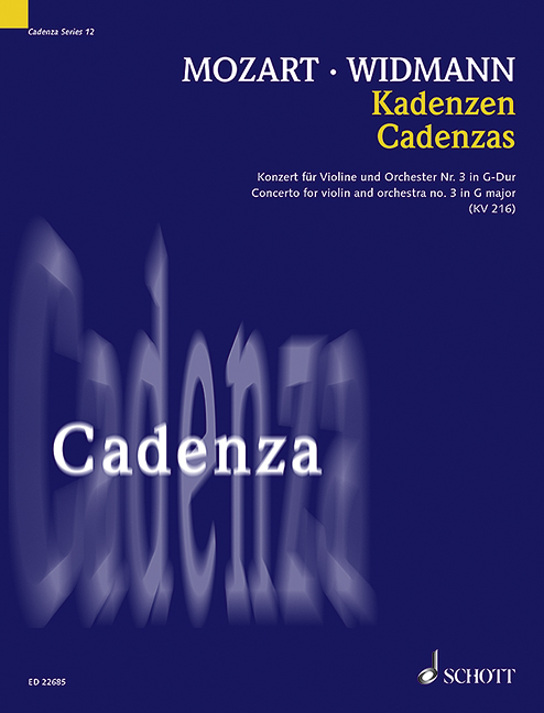 Vorderes Coverbild Kadenzen KV 216 Band 12