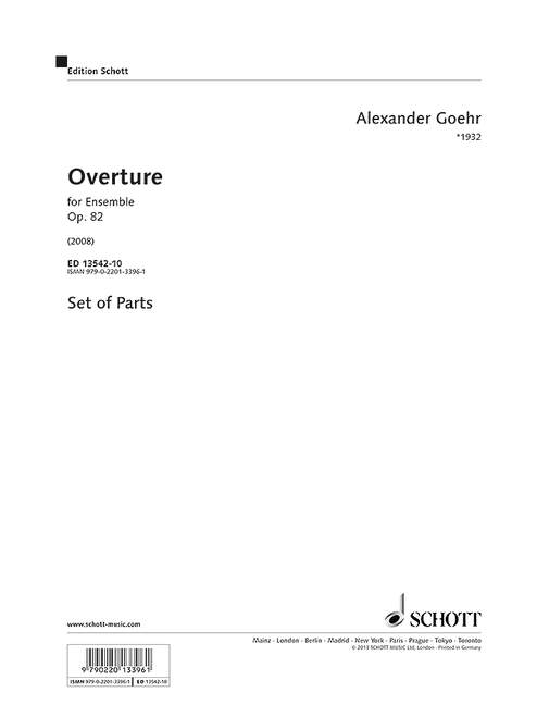 Vorderes Coverbild Overture op. 82 