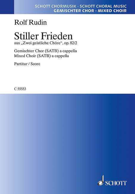 Vorderes Coverbild Stiller Frieden op. 82/2 