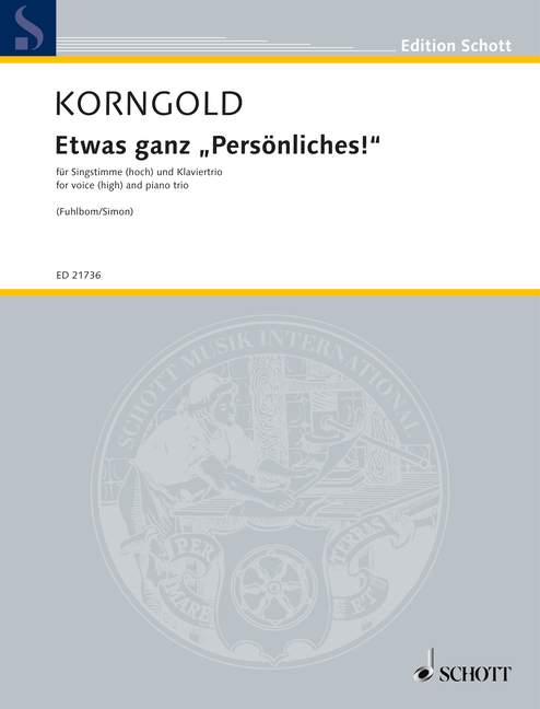 Vorderes Coverbild Etwas ganz "Persönliches!" 