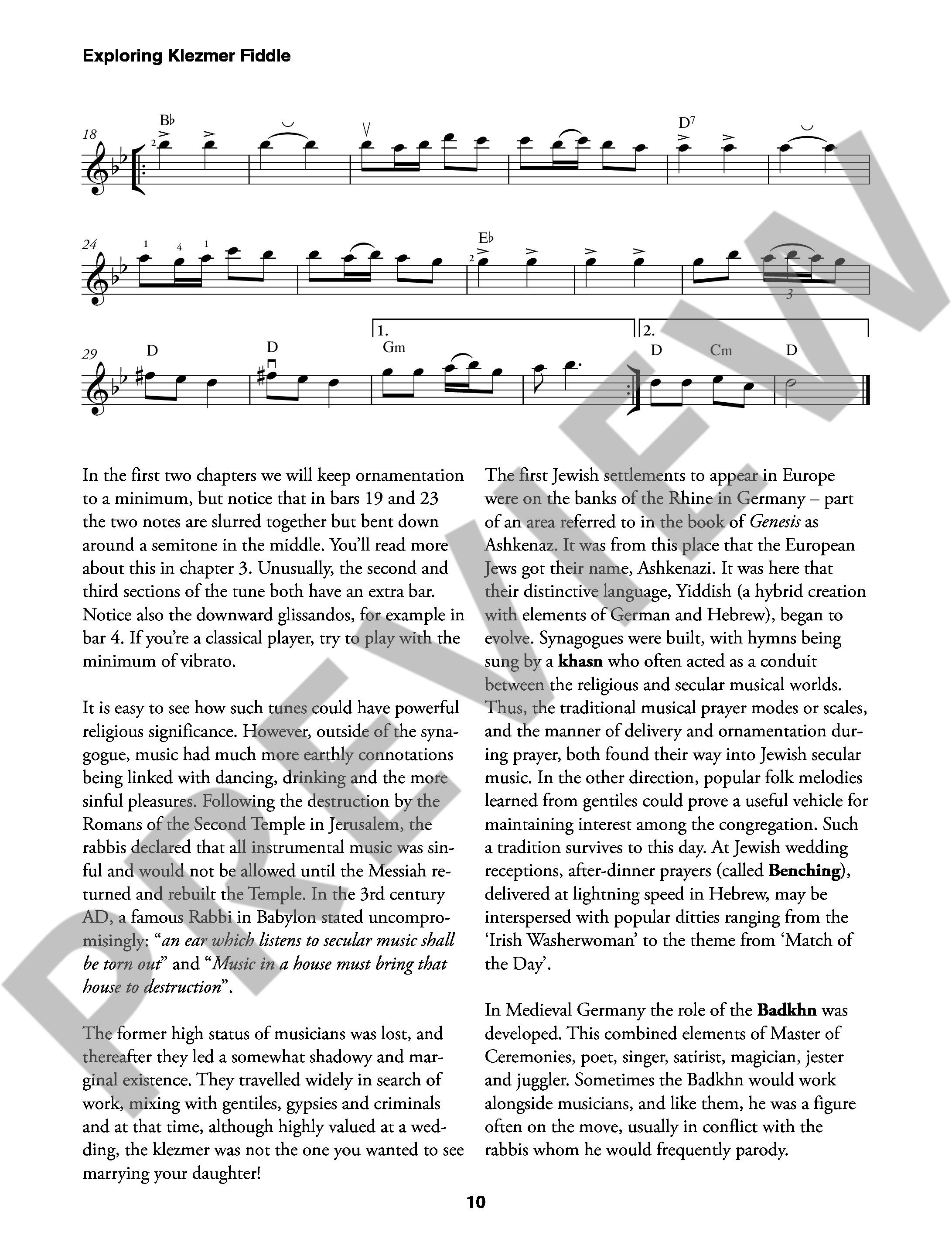 Anderes Coverbild Exploring Klezmer Fiddle 