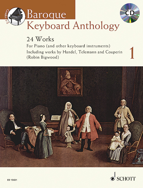 Vorderes Coverbild Baroque Keyboard Anthology Band 1