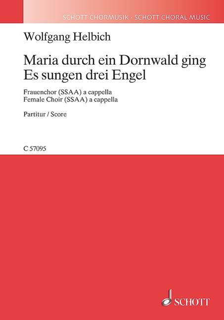Vorderes Coverbild Maria durch ein Dornwald ging / Es sungen drei Engel 