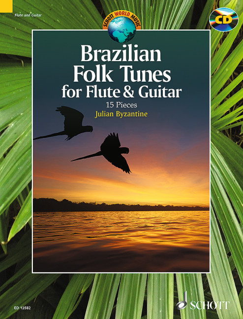 Vorderes Coverbild Brazilian Folk Tunes for Flute & Guitar 