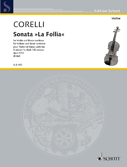 Vorderes Coverbild Sonata "La Follia" d-Moll op. 5/12 