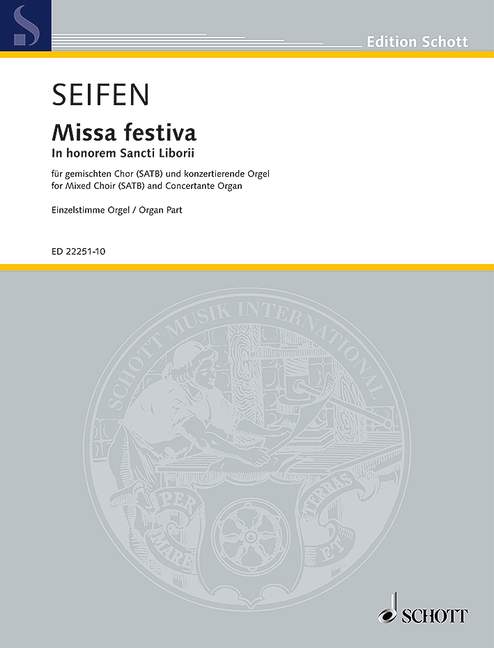 Vorderes Coverbild Missa festiva 