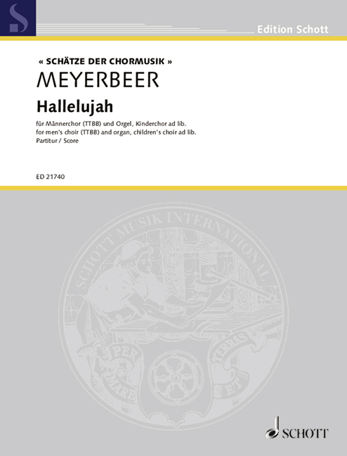 Vorderes Coverbild Hallelujah op. 137 