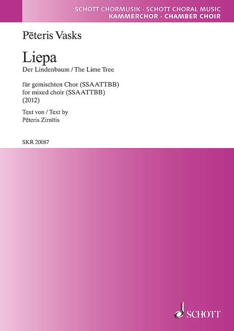 Vorderes Coverbild Liepa 