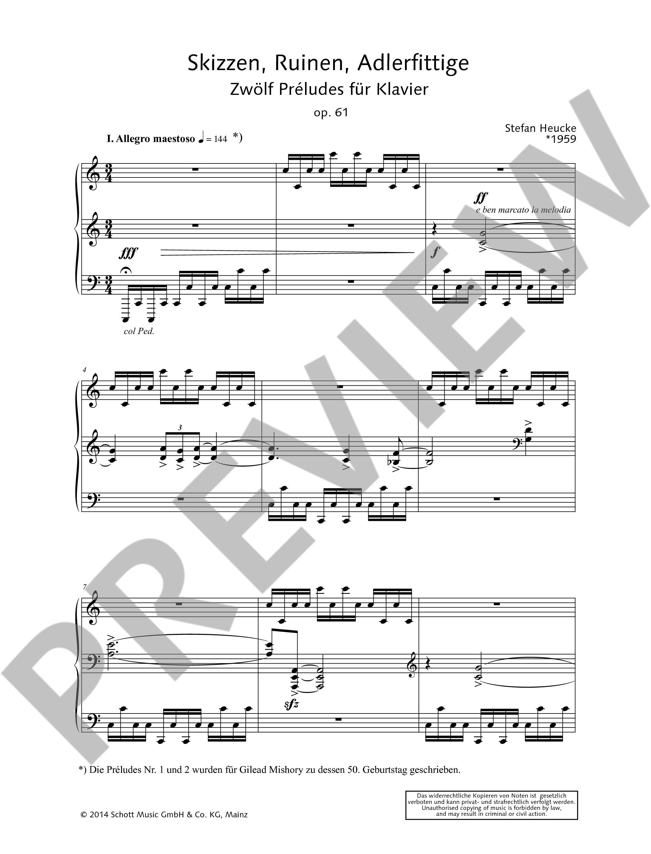 Anderes Coverbild Skizzen, Ruinen, Adlerfittige op. 61 