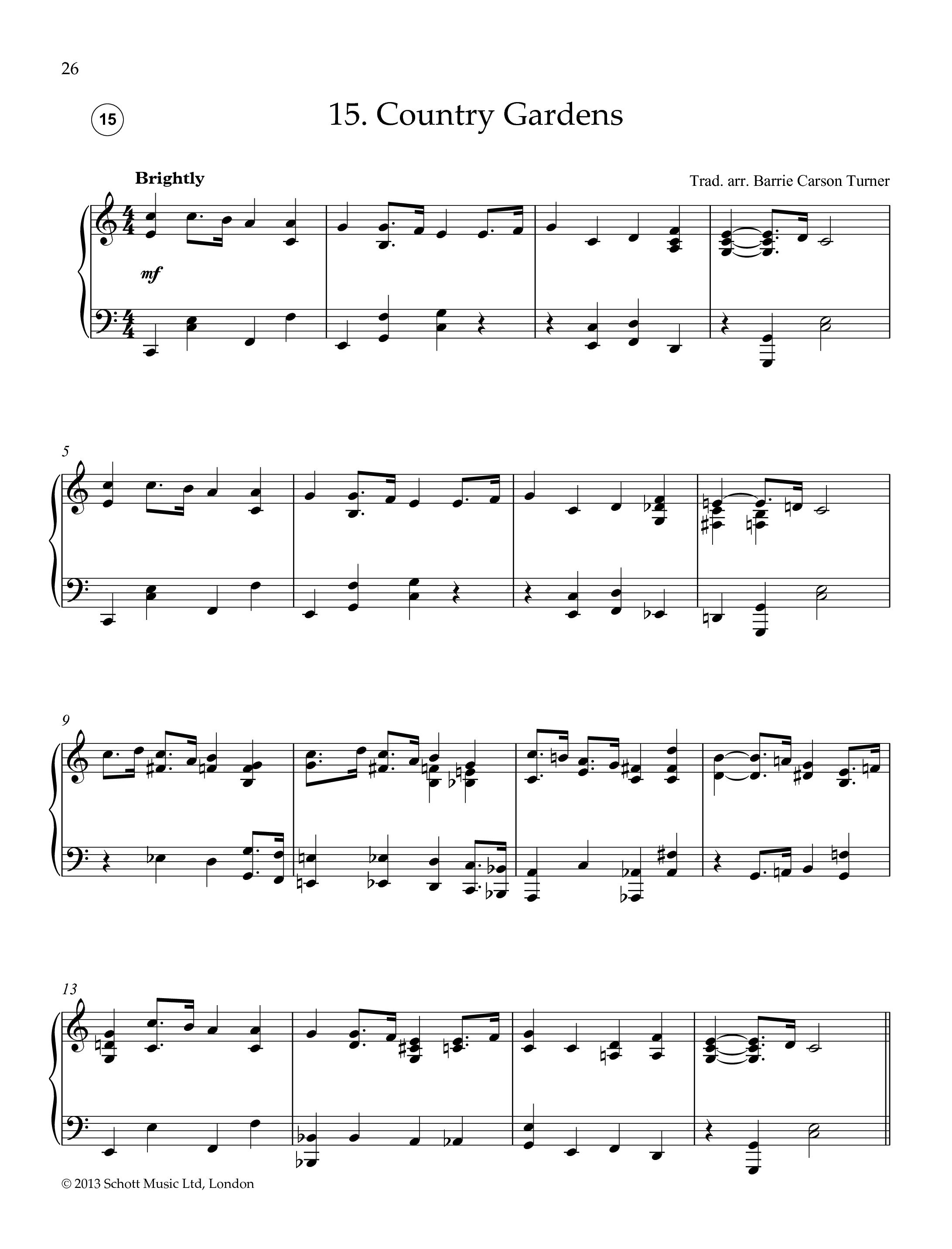 Anderes Coverbild English Folk Tunes for Piano 