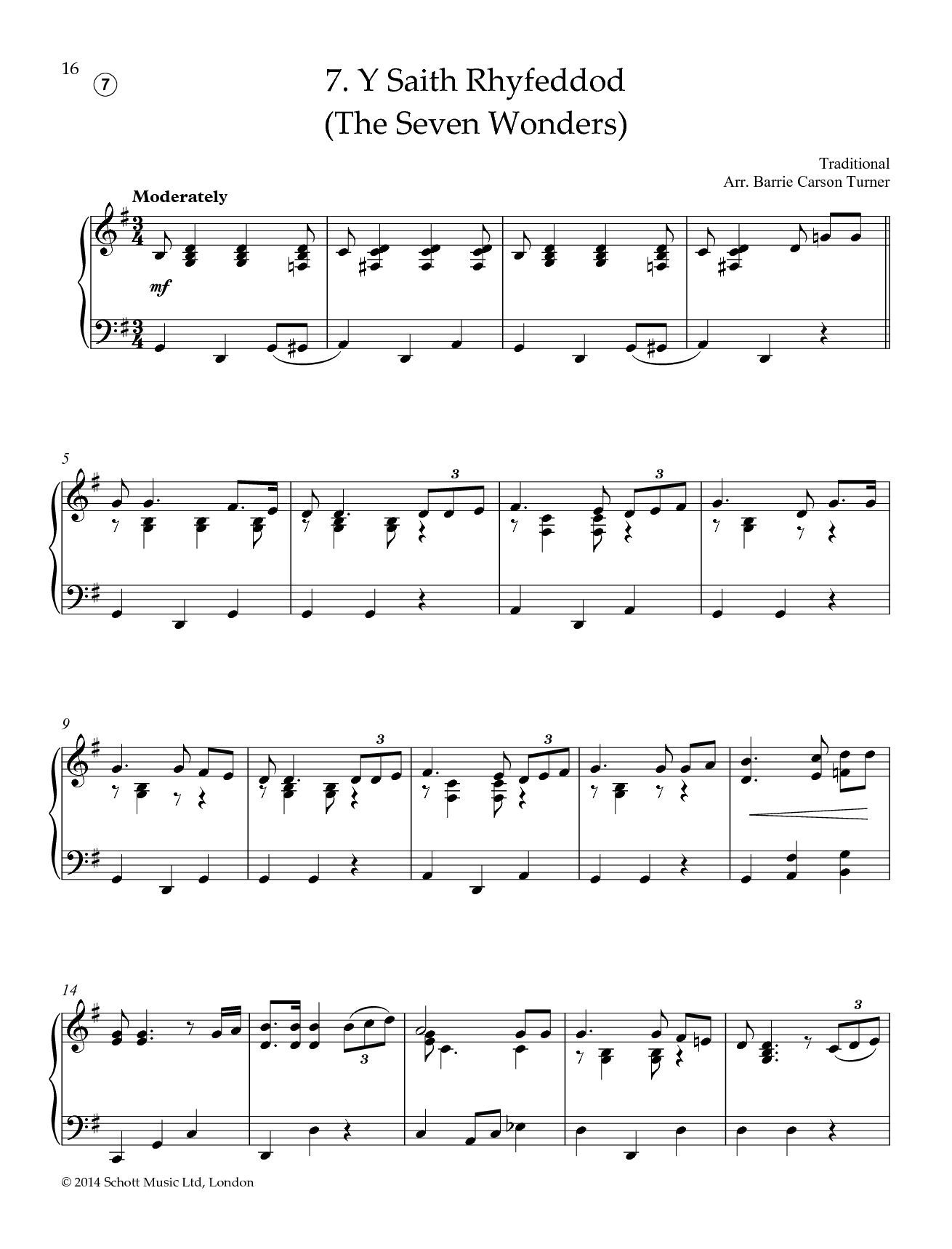 Anderes Coverbild Welsh Folk Tunes for Piano 